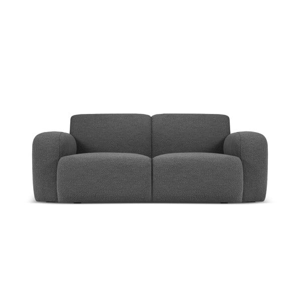 Sofa tamsiai pilkos spalvos iš boucle 170 cm Molino – Micadoni Home