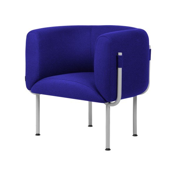 Mėlynos spalvos krėslas Ubi – noo.ma