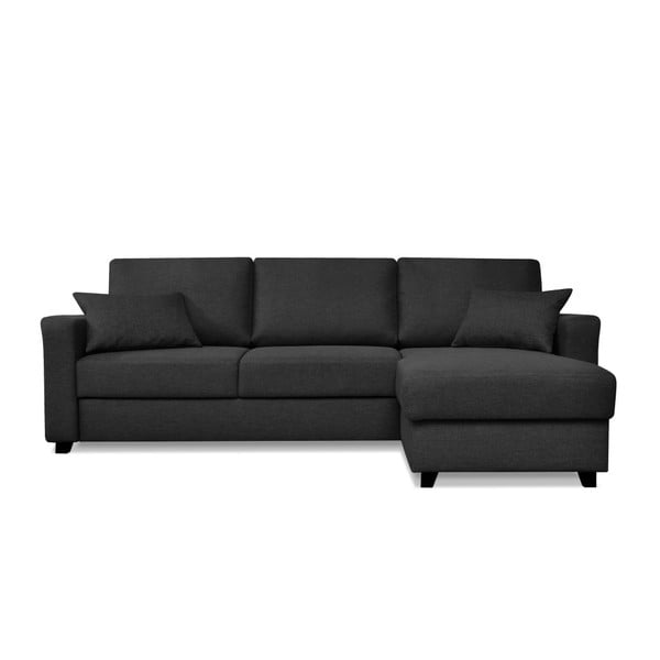 Juodos spalvos sofa lova Cosmopolitan design Monaco