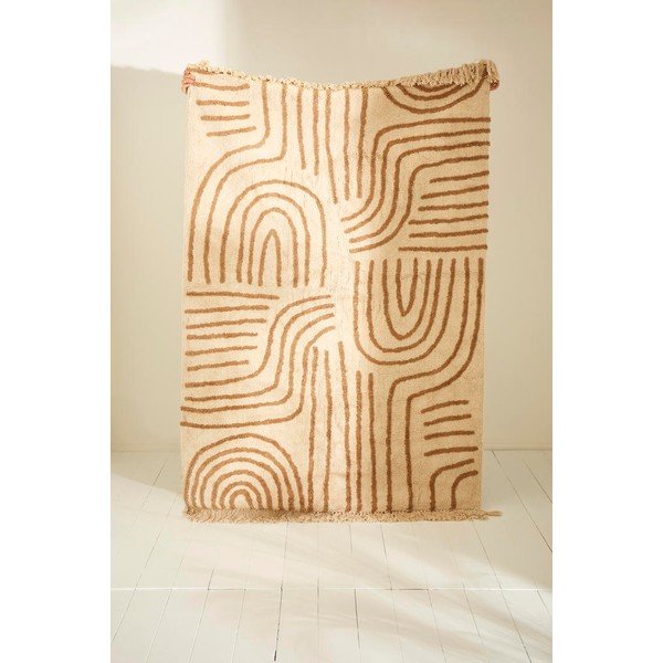 Kreminis kilimas 140x200 cm Blue Sand - Sema-image-1