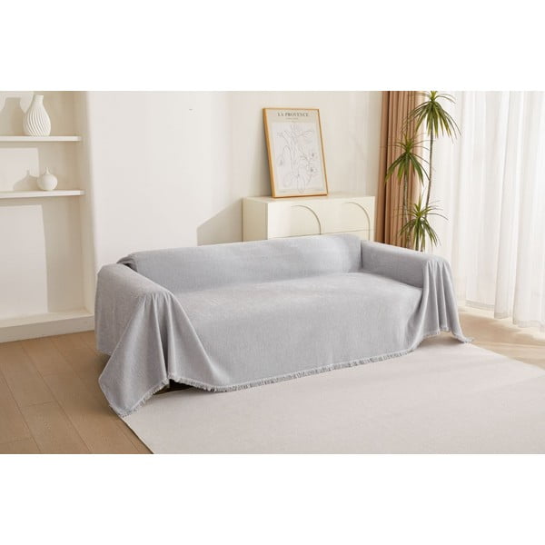 Šviesiai pilkos spalvos krėslui baldų apmušalas 70 cm Talo – Filumi-image-1