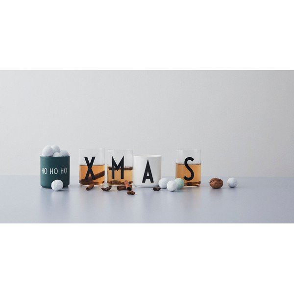 Tamsiai žalios spalvos porcelianinis puodelis Design Letters Favourite Ho Ho Ho-image-1