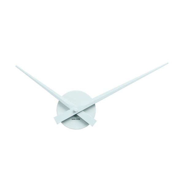Baltas sieninis laikrodis "Karlsson Time Mini", ø 44 cm