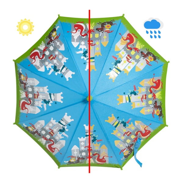 "Ambiance Brave Knight" spalvą keičiantis skėtis vaikams, ⌀ 70 cm