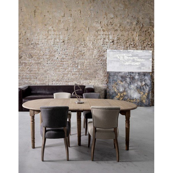 Smėlio spalvos iš audinio valgomojo kėdė Maratriz – Bizzotto-image-1