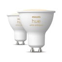 LED lemputės 2 vnt. 4 W GU10, White ambiance – Philips Hue