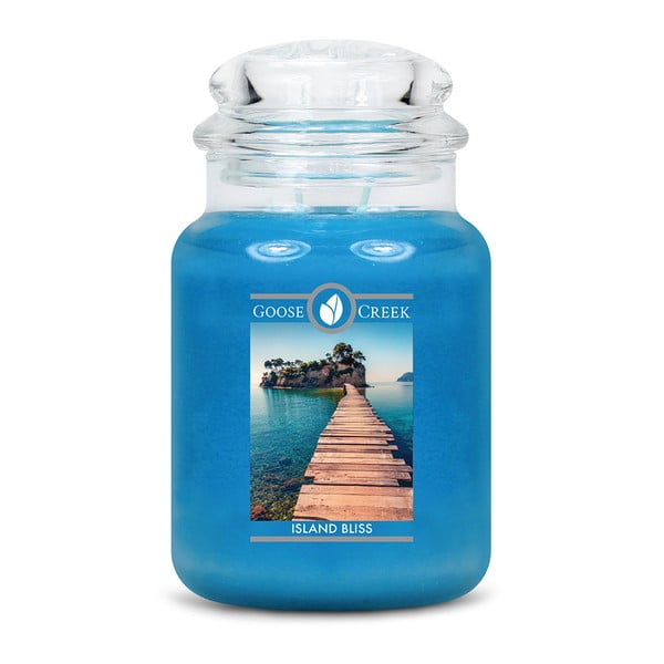 Kvapnioji žvakė stikliniame indelyje "Goose Creek Island Comfort", 150 valandų degimo