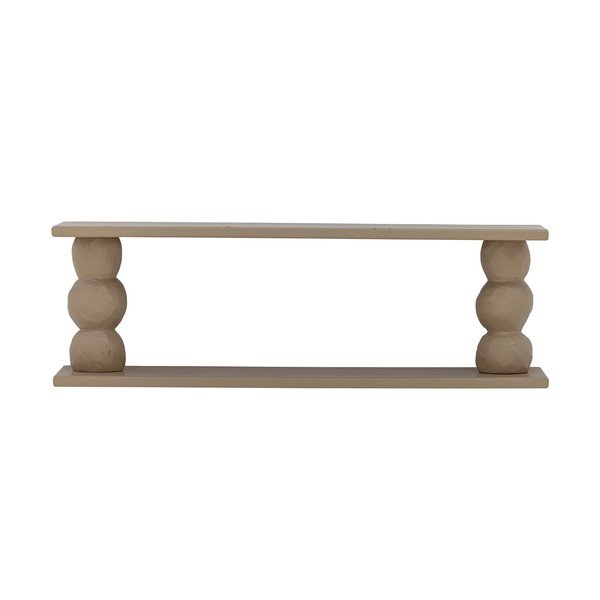 Natūralios spalvos kelių aukštų sieninė lentyna 80 cm Solan – Bloomingville-image-2