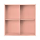 Rožinės spalvos pakabinama knygų spinta  70x70x27 cm Mistral – Hammel Furniture