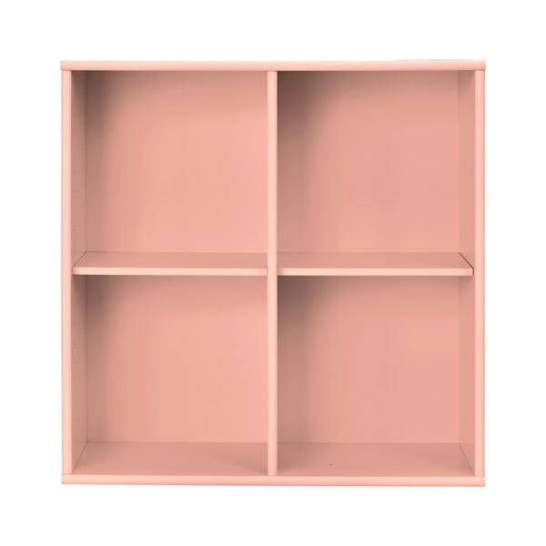 Rožinės spalvos pakabinama knygų spinta  70x70x27 cm Mistral – Hammel Furniture