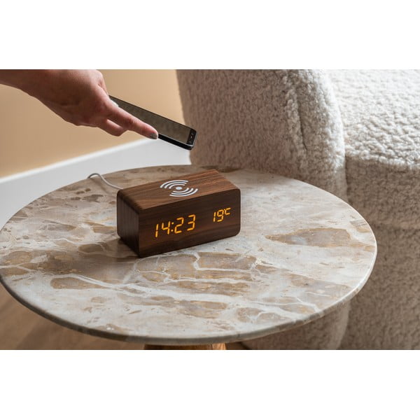 Apvalios formos šoninis stalas su marmuro dekoro stalviršiu ø 40 cm Force   – Leitmotiv-image-1