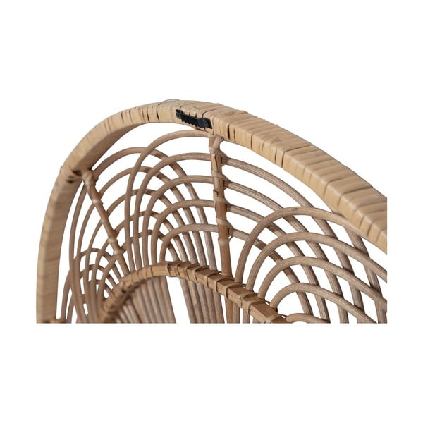 Sieninis veidrodis su bambukiniu rėmu ø 76 cm Obi – WOOOD-image-4