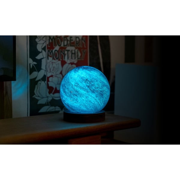Tamsios natūralios spalvos šviečianti dekoracija USB ø 12 cm Galaxy Breeze – Gingko-image-3
