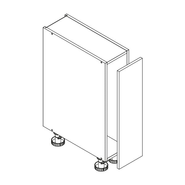Apatinė virtuvės spintelė (plotis 15 cm) Aden – STOLKAR-image-3