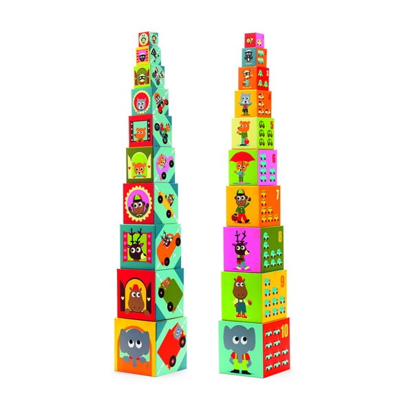 Dėžės bokštas Djeco transporto priemonės-image-1