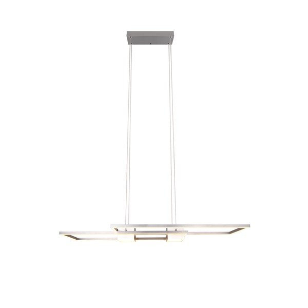 Kabantis šviestuvas sidabrinės spalvos LED su nuotolinio valdymo funkcija/su pritemdymo funkcija Albany – Trio-image-1