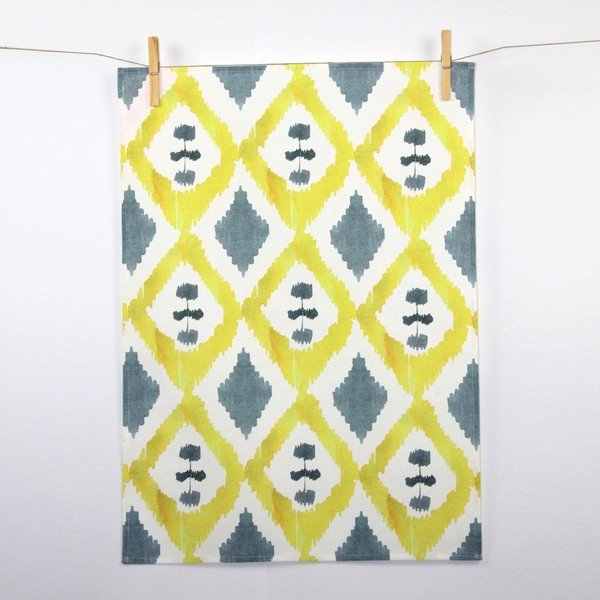 Trijų "Ikat" arbatos rankšluosčių rinkinys-image-1