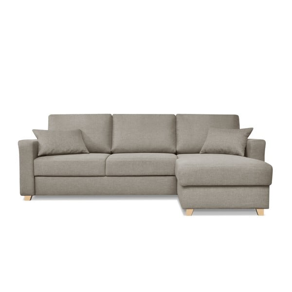 Smėlio spalvos sofa lova Kosmopolitinis dizainas Nice