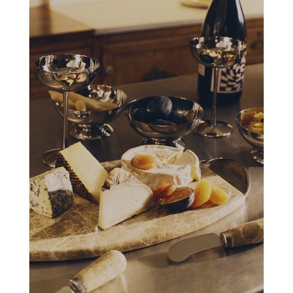 Serviravimui iš marmuro pjaustymo lentelė 39,5 x 21 cm Adoma – Kave Home-image-1