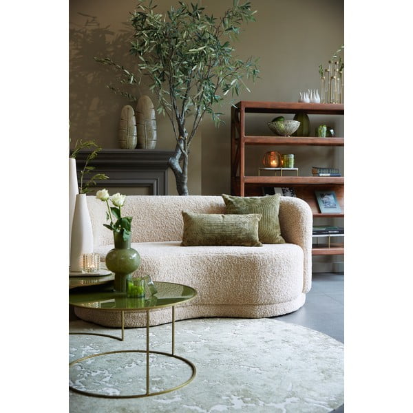 Chaki spalvos apvalus kilimas ø 200 cm Sjors - Light & Living-image-1
