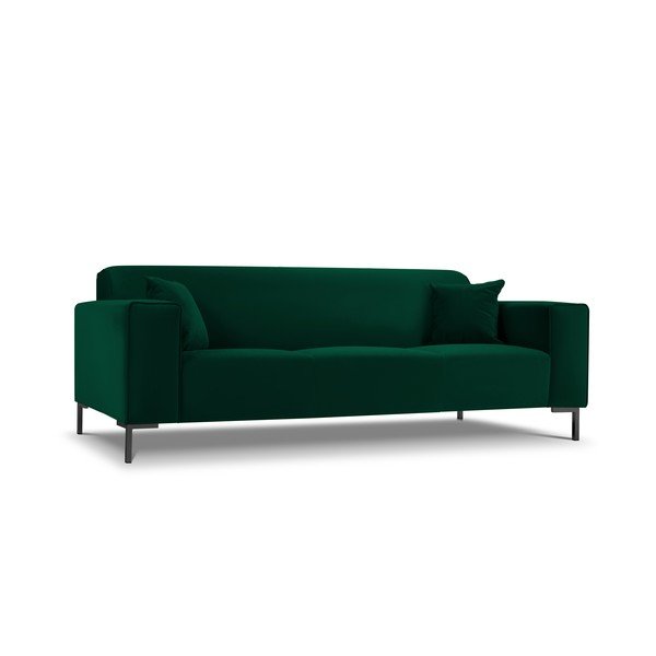 Žalia aksominė sofa Cosmopolitan Design Siena-image-3