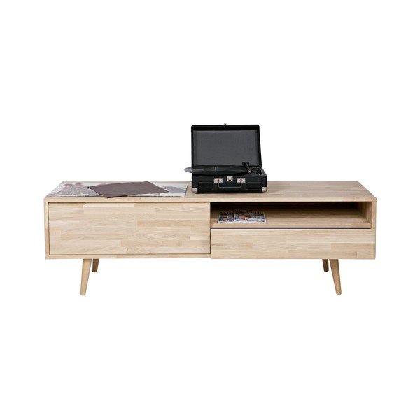 TV staliukas iš ąžuolo medienos WOOOD Tygos-image-2