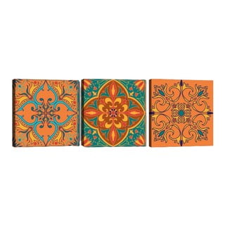 3 paveikslų rinkinys Tablo Center Mandala Secret