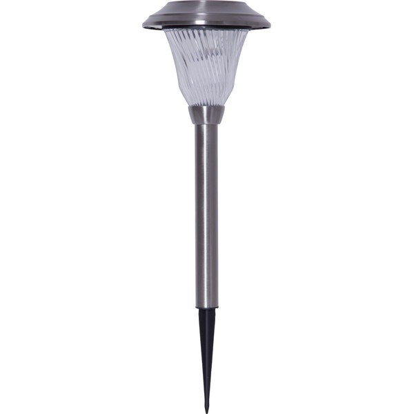 Nerūdijančio plieno saulės energija veikianti LED apšvietimas Star Trading Barcelona, aukštis 41 cm-image-2
