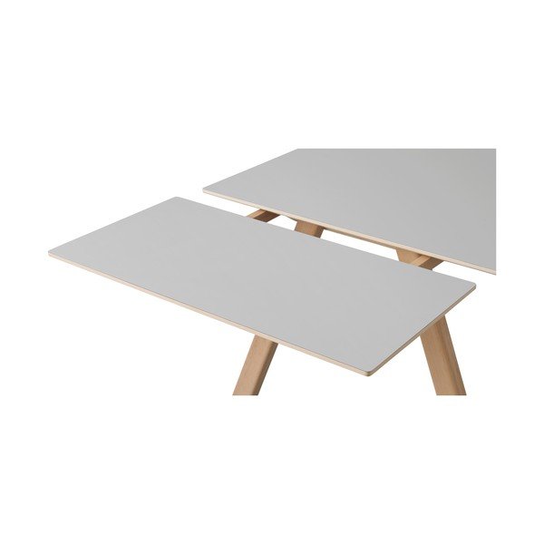 Pilkos spalvos stalo prailginimo plokštė Unique Furniture Bilbao, 45 x 90 cm-image-1