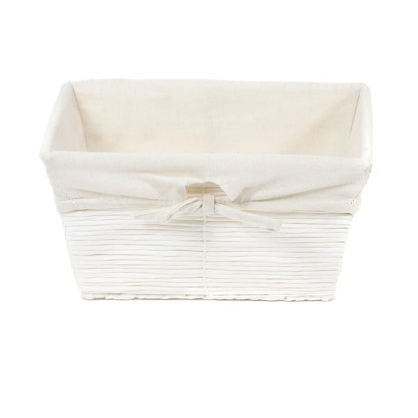 Baltas krepšys iš popieriaus Compactor Kimo Paper Basket, 26 x 14 cm