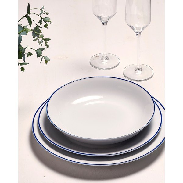 Baltos spalvos iš porceliano  lėkštė ø 27 cm Basic White – BonBistro-image-3
