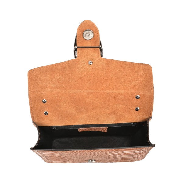 Konjako spalvos odinė rankinė Renata Corsi Fiona-image-3