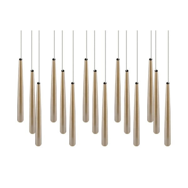 Auksinės spalvos kabantis šviestuvas LED Cala – Trio Select-image-2