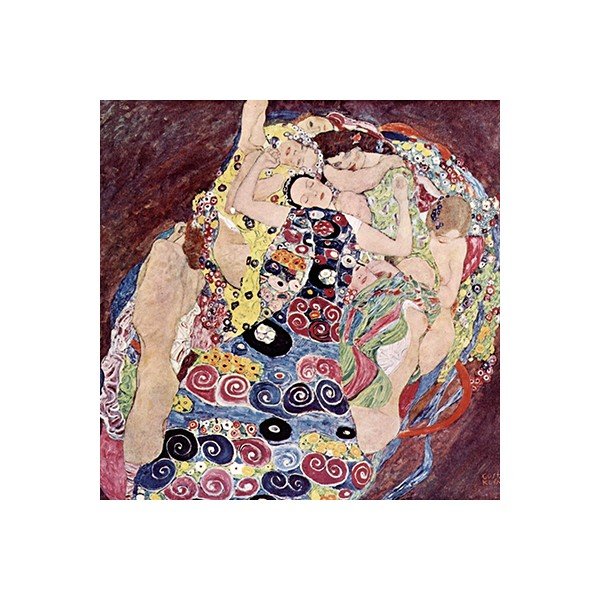 Gustavo Klimto paveikslo "Mergelės" reprodukcija, 30 x 30 cm