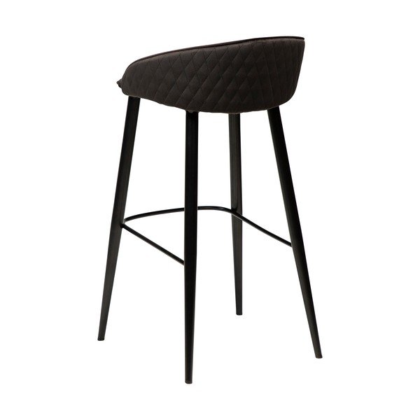 Juodo aksomo baro kėdė DAN-FORM Denmark Dual, aukštis 91 cm-image-3