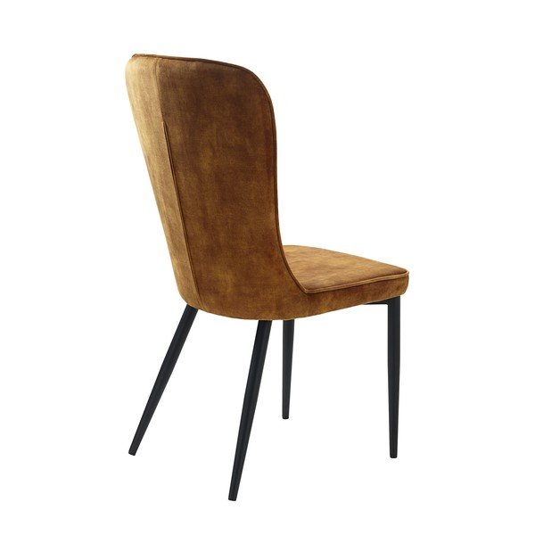 Geltona valgomojo kėdė Unique Furniture Hudson-image-4