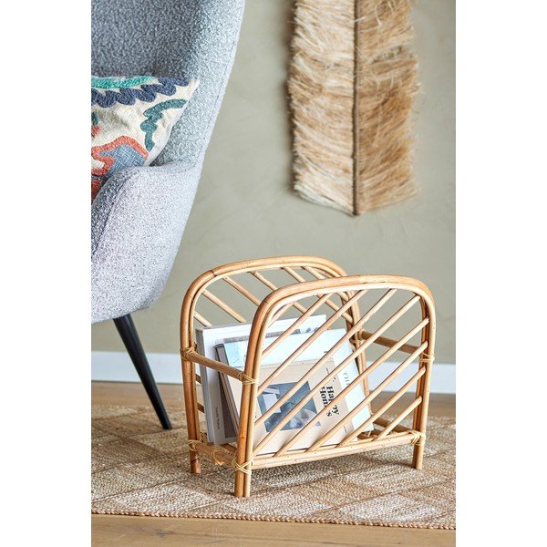 Iš rotango žurnalų lentyna Baker – Bloomingville-image-1