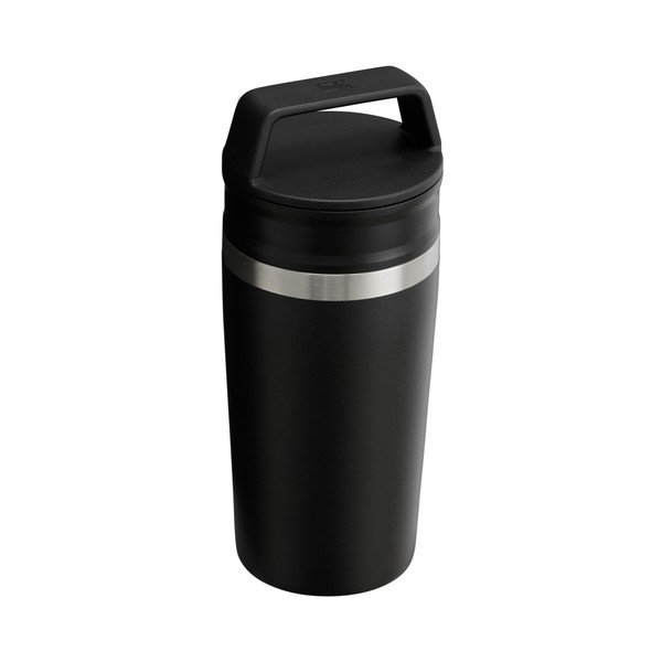Juodos spalvos iš nerūdijančio plieno termo puodelis 350 ml Café-To-Go Travel Mug Black 2.0 – Stanley-image-2