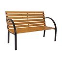 Medinis sodo suoliukas su plienine konstrukcija Garden Pleasure Bellevue