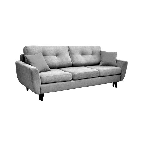 Pilka trijų vietų sofa-lova su juodomis kojomis Mazzini Sofas Jasmin-image-3