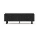 TV spintelė juodos spalvos 161x55x35 cm Peta – Marckeric