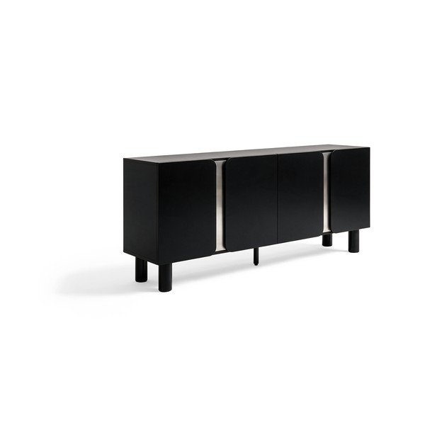 Juodos spalvos spintelė 180x75x40 cm Toledo – MOME-image-2