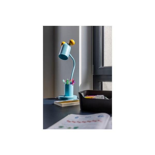 Stalinis šviestuvas šviesiai mėlynos spalvos (aukštis 50 cm) su metaliniu gaubtu Mouse – GTV-image-4