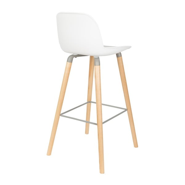 2 baltų baro kėdžių rinkinys Zuiver Albert Kuip, sėdynės aukštis 75 cm-image-2