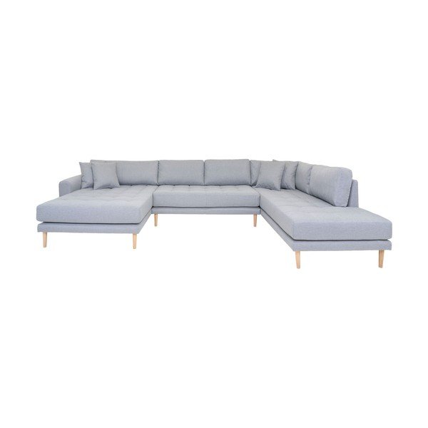 Pilka kampinė sofa (dešinysis kampas) Lido - House Nordic