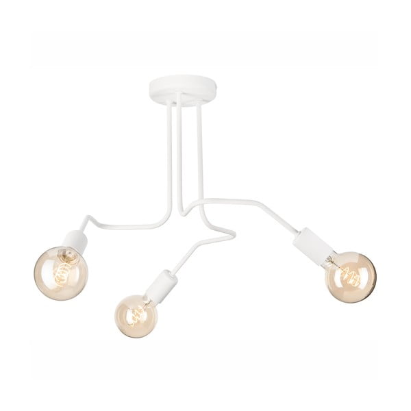 Lubinis šviestuvas baltos spalvos 55x55 cm Domino – LAMKUR-image-2