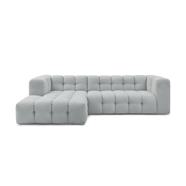 Kampinė sofa šviesiai pilkos spalvos Cloud – Bobochic Paris