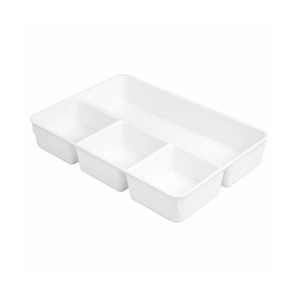 Baltas "InterDesign Rain Plus" organizatorius, 34 cm ilgio-image-2