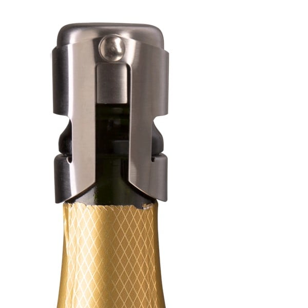 Iš nerūdijančio plieno šampano kamštis – VacuVin-image-3