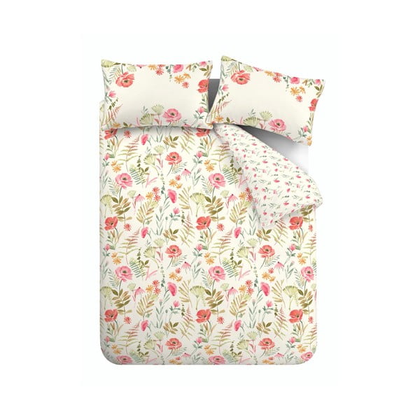 Viengulė patalynė kreminės spalvos 135x200 cm Ella Poppy – Catherine Lansfield